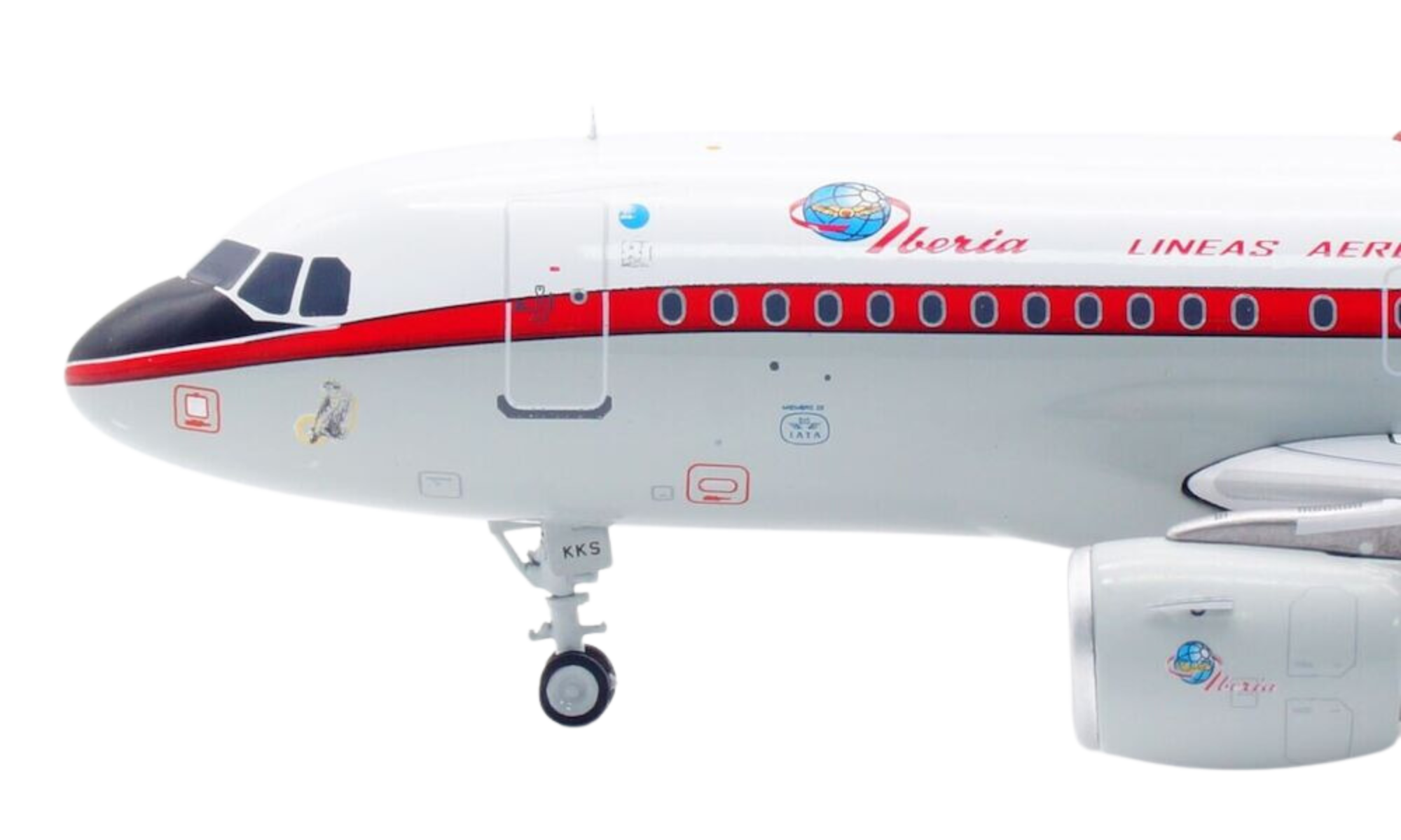 Iberia Retro Scheme Airbus A319-111 EC-KKS Model